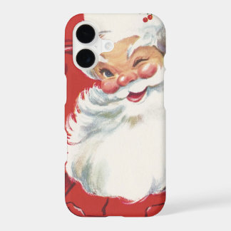 Vintage Christmas Santa Claus, Jolly and Winking
