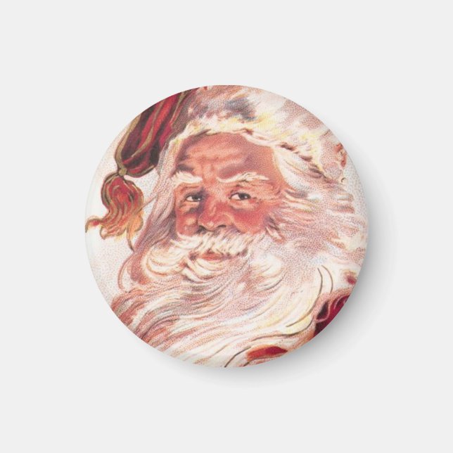 Vintage Christmas Santa Claus Magnet (Front)