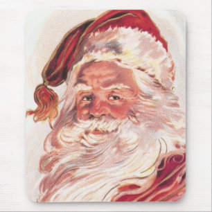 Vintage Christmas Santa Claus Mouse Mat