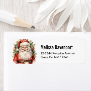 Vintage Christmas Santa Claus Smiling