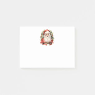 Vintage Christmas Santa Claus Smiling Post-it Notes