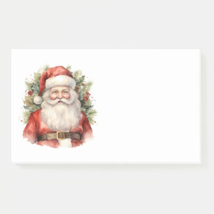 Vintage Christmas Santa Claus Smiling Post-it Notes