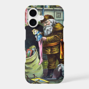 Vintage Christmas, Santa Claus Stockings with Toys