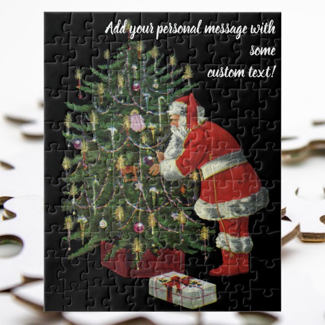 Vintage Christmas, Santa Claus with Presents Jigsaw Puzzle (Creator Uploaded)
