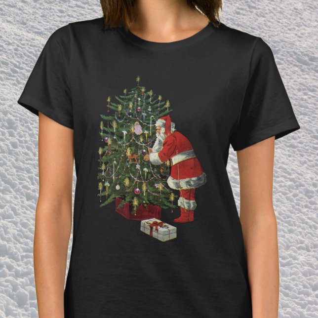 Vintage Christmas, Santa Claus with Presents T-Shirt (Creator Uploaded)