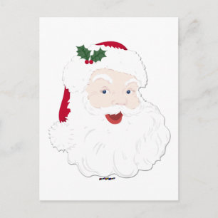Vintage Christmas Santa Holiday Postcard