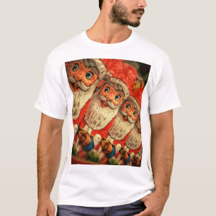 Vintage Christmas Santa Paper Mache T-Shirt