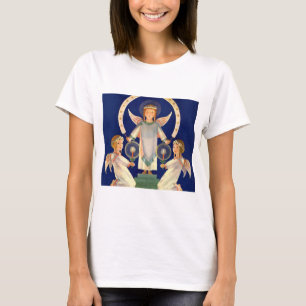 Vintage Christmas, Scandinavian Santa Lucia Angels T-Shirt