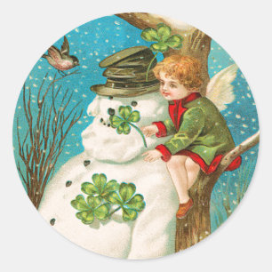 Vintage Christmas sticker