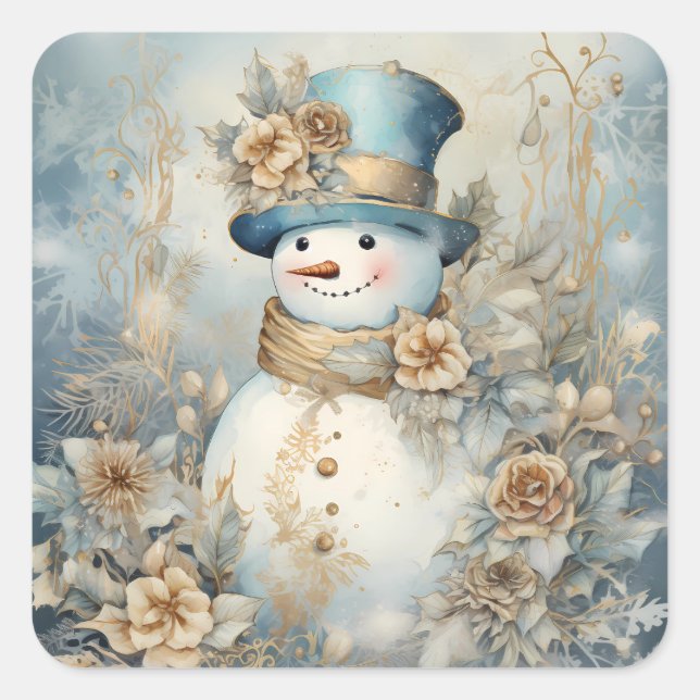 Vintage Christmas Stickers (Front)