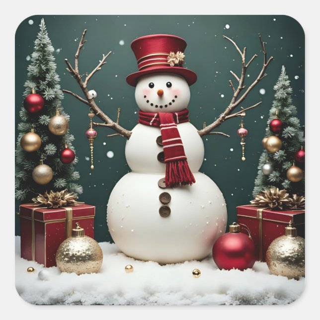 Vintage Christmas - Stickers  (Front)