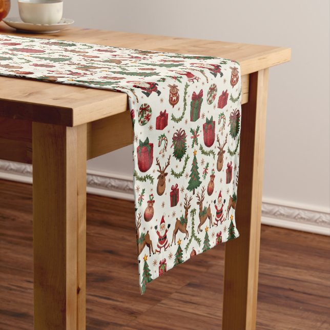 Vintage Christmas Table Runner (In Situ)