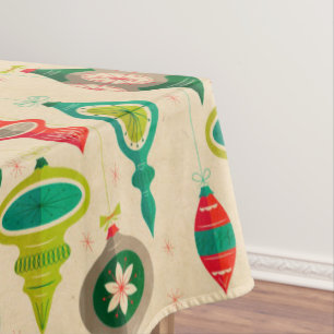 Vintage Christmas Tablecloth