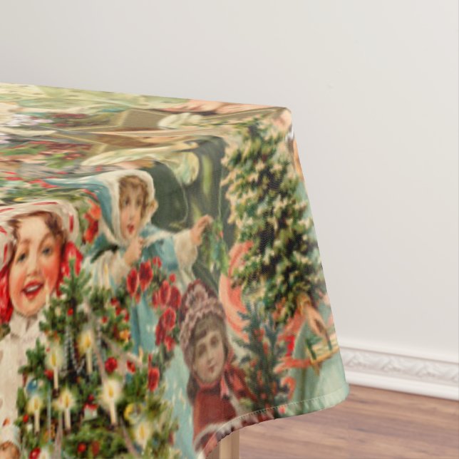 Vintage christmas Tablecloth (In Situ)
