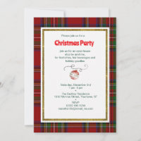 Vintage Christmas Tartan Plaid