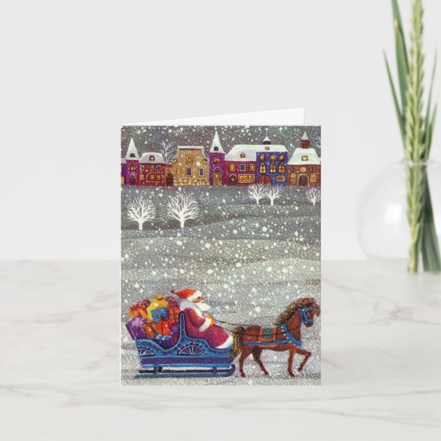 Vintage Christmas Thank You (Front)