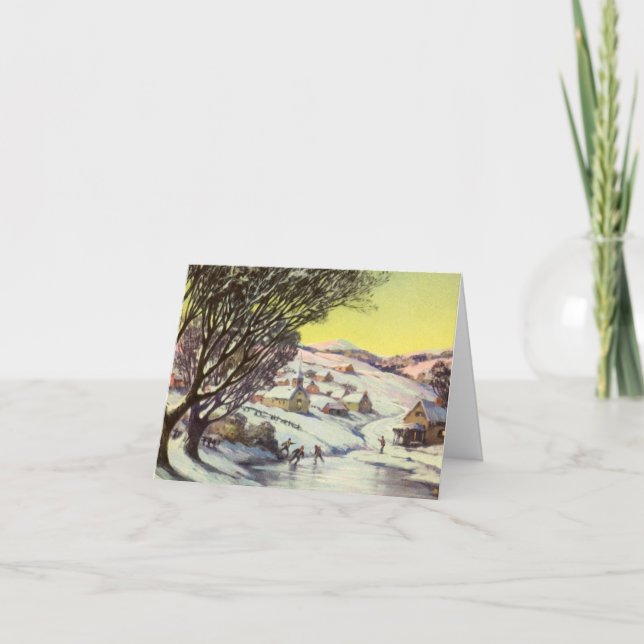 Vintage Christmas Thank You (Front)