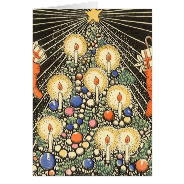 Vintage Christmas Thank You (Front)