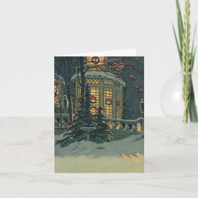 Vintage Christmas Thank You (Front)