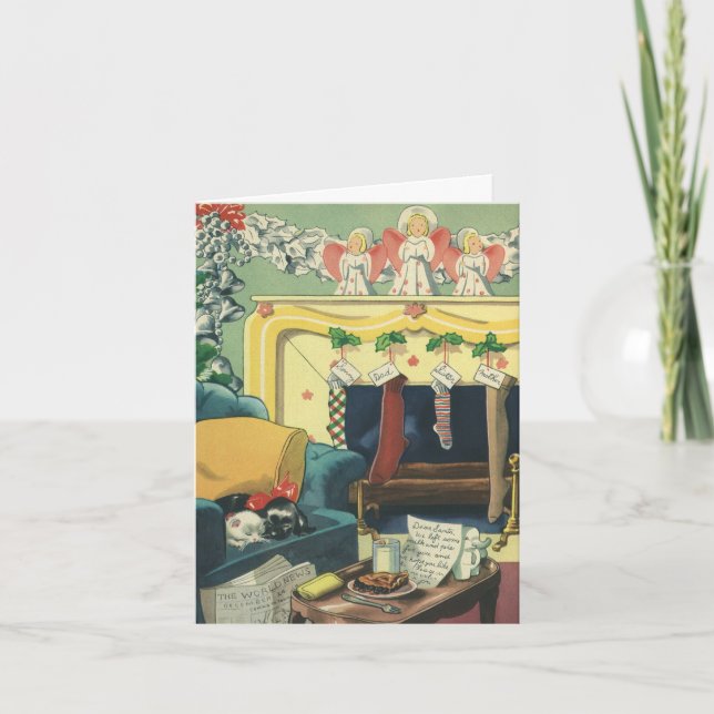 Vintage Christmas Thank You (Front)