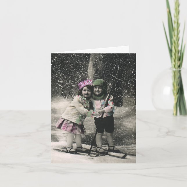 Vintage Christmas Thank You (Front)