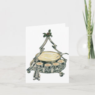 Vintage Christmas Thank You Card