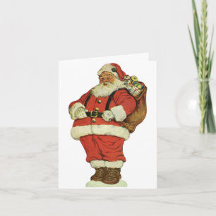 Vintage Christmas Thank You Card