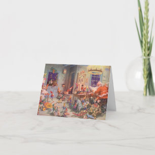 Vintage Christmas Thank You Holiday Card