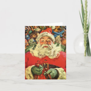 Vintage Christmas Thank You Holiday Card