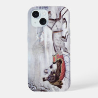 Vintage Christmas, The Road Winter, Sleigh Horse