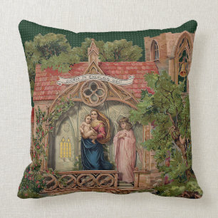 "Vintage Christmas" THROW PILLOW