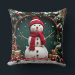Vintage Christmas - Throw Pillow<br><div class="desc">Vintage Christmas - Throw Pillow
Design 04
A perfect little gift!</div>