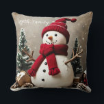Vintage Christmas - Throw Pillow<br><div class="desc">Vintage Christmas - Throw Pillow
Design 02
A perfect little gift!</div>