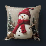 Vintage Christmas - Throw Pillow<br><div class="desc">Vintage Christmas - Throw Pillow
Design 02
A perfect little gift!</div>