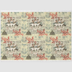 VINTAGE CHRISTMAS TISSUE PAPER
