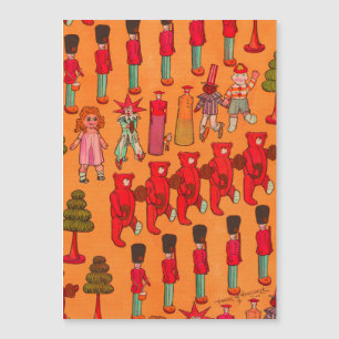 Vintage Christmas Toy Parade 1907 Puck Magazine