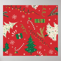 Vintage Christmas tree: ornamental design.