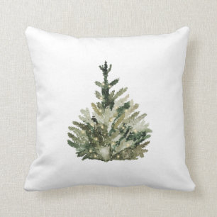 Vintage Christmas Tree Pillow