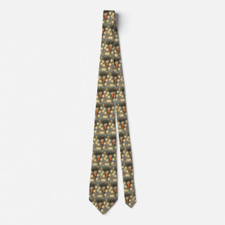 Vintage Christmas, Tree with Candles and a Star Tie