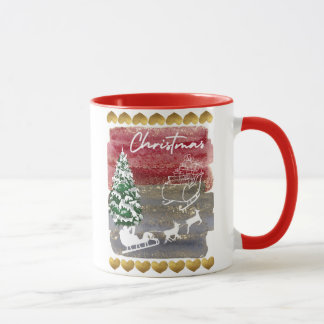 Vintage Christmas trees  Mug