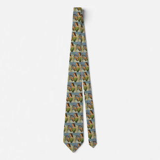 Vintage Christmas, Victorian Angel with Music Harp Tie