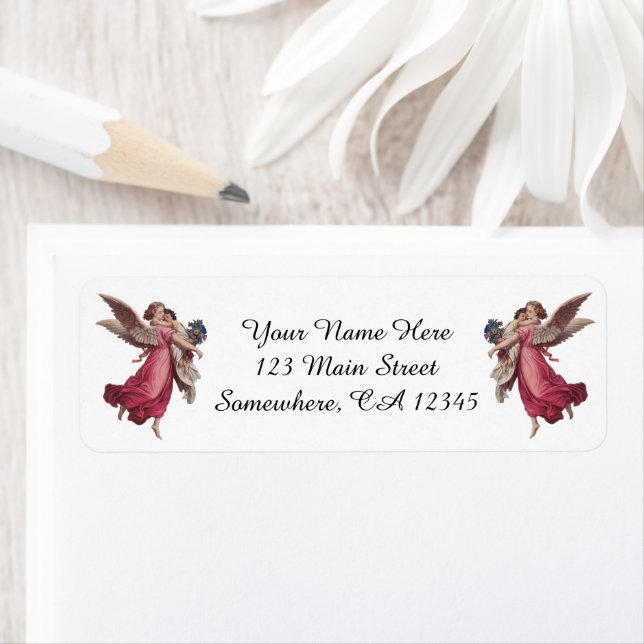 Vintage Christmas, Victorian Guardian Angel (Insitu)