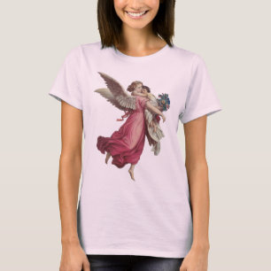 Vintage Christmas, Victorian Guardian Angel T-Shirt