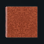 Vintage Christmas, William Morris Notebook<br><div class="desc">An awesome elegant vintage William Morris design notebook. Acorns and Oak Leaves pattern. Stand apart from the crowd with this unique one of a kind design.</div>