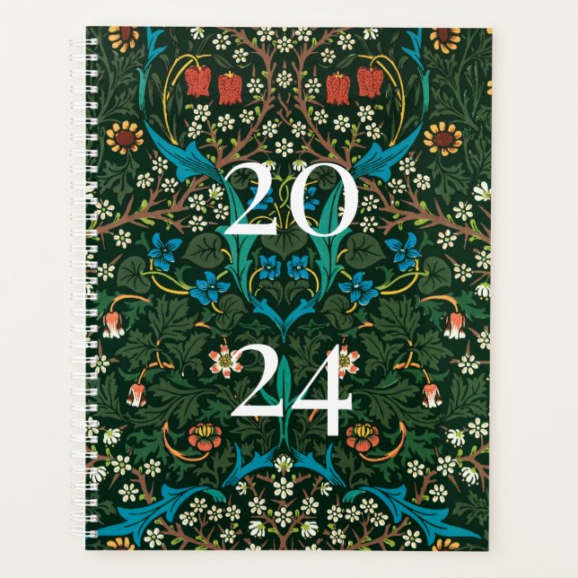 Vintage Christmas, William Morris Planner (Front)