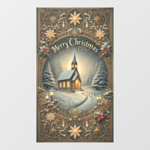 Vintage Christmas Window Cling