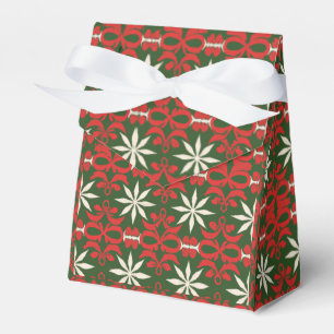Vintage Christmas/winter patterned Favour Box