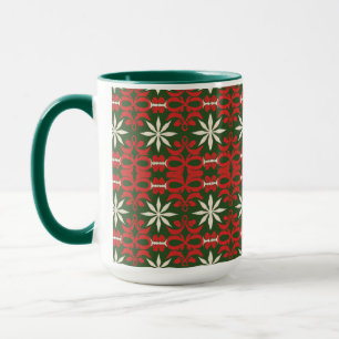 Vintage Christmas/winter patterned Mug