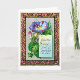 Vintage Christmas Wishes Holiday Card