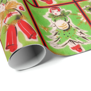 Vintage Christmas Wrapping Paper